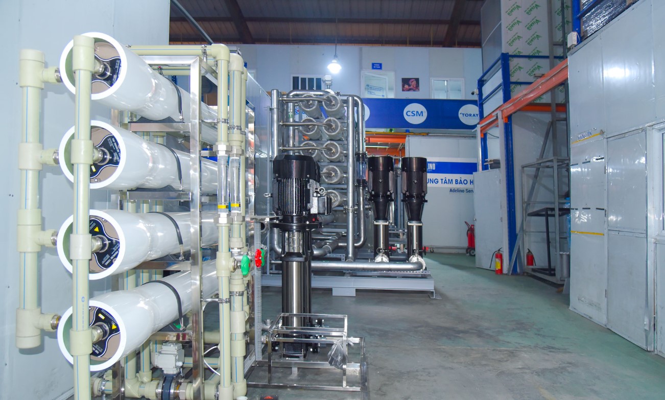 Hệ thống lọc nước công nghiệp RO 2 cấp